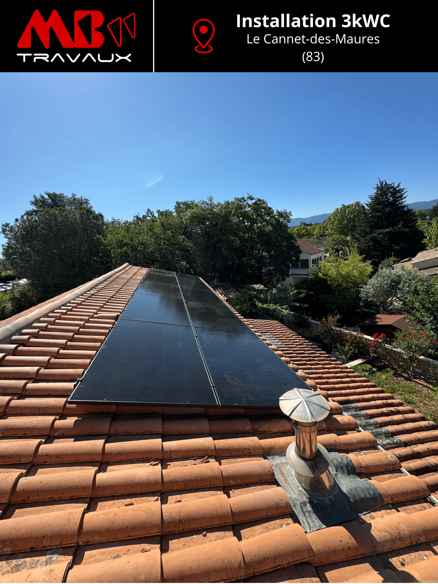panneaux solaires le cannet des maures