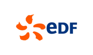 Logo de la société d'électricité EDF